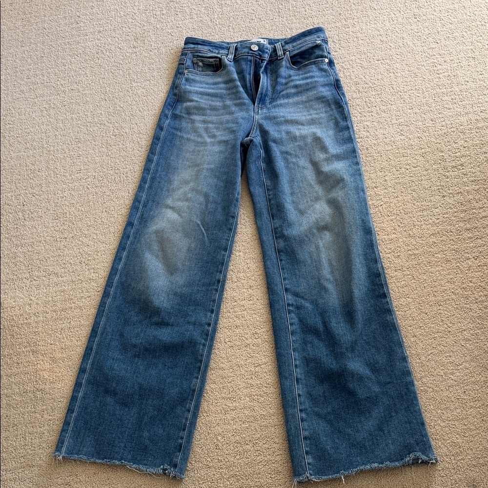 Paige Anessa 31" Wide-Leg Jeans